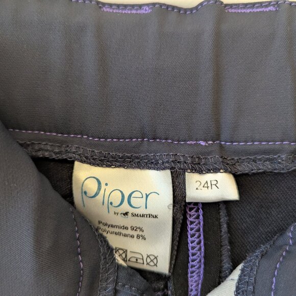 Piper Evolution Breeches - Navy/Iris - Knee Patch 24R - Picture 7 of 7